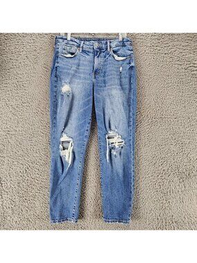 Old Navy Jeans Womens 12 Blue Stretch Denim O.G. Straight *Read*
